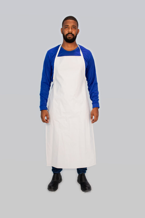 AVENTAL DE PVC BRANCO 1,20x0,60