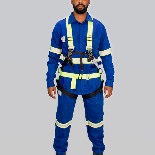 CINTO SEG. PARAQUEDISTA C/3 PNT. C/ PROT. ABD. REG. TOTAL