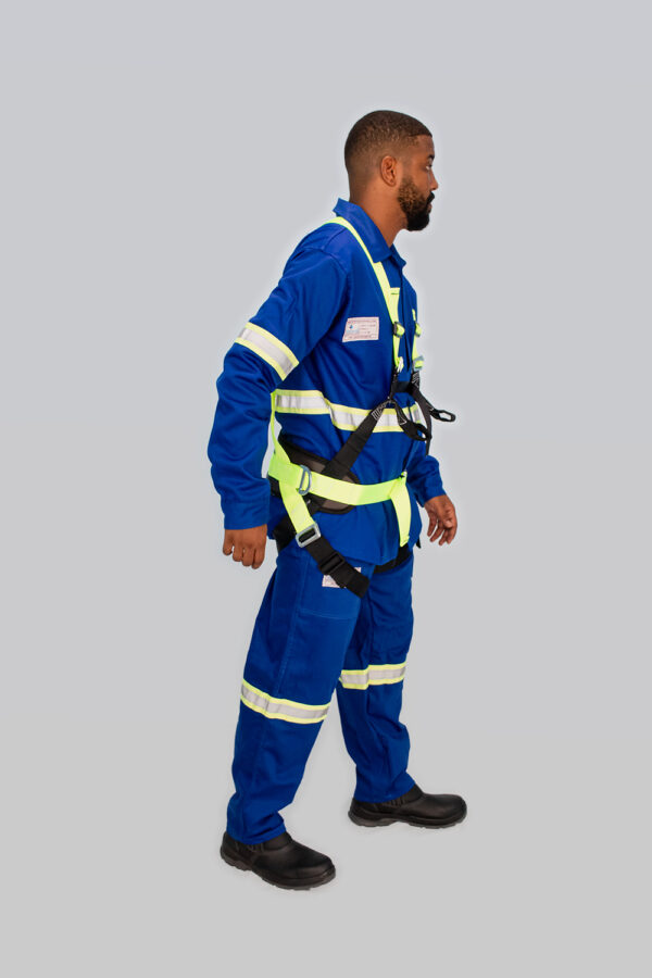 CINTO SEG. PARAQUEDISTA C/3 PNT. C/ PROT. ABD. REG. TOTAL - Imagem 3