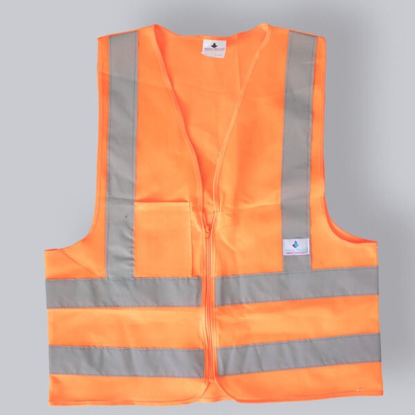 COLETE TIPO JALECO LARANJA