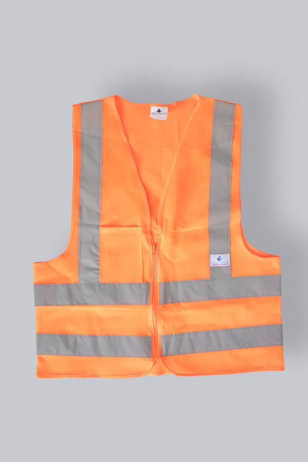 COLETE TIPO JALECO LARANJA